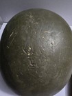 Green Military Surplus Helmet With Liner And Chinstrap Militaria Collectible