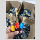 Fieldpiece Hr3b     1 4    Ball Valves Hose Set   3 Pack With Color Tags  Brand New