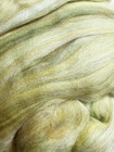Merino Wool Roving   gorgeous Pale Green Multi  3 8 Oz
