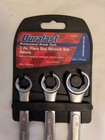 Duralast 3-pc Flare Nut Wrench Set Metric nos -- Slightly Broken Packaging