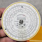 Vintage Concise Circular Slide Rule No 320 Cs 204 W case   Instructions