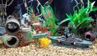Aquarium Shipwreck Decorations Fish Tank Ornaments - Resin Material Sunken Ship