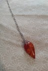 Amber  Baltic pendant beautiful Antique   Vintage Chain  Silver 925  real Rare  