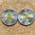 Unc 2025 Canada Toonie  2 Dollars Daphne Odjig Set Of Two Coins Non   Colour Lot