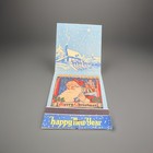 Vintage Merry Xmas Happy New Year Christmas Milkman Giant Feature Matchbook Full