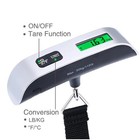 Portable Digital Luggage Scale  110 Lbs   50 Kg  Lcd Display Hanging Weighing