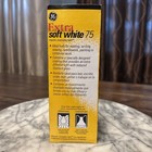 New  4 Pack Ge A19 75 Watt Extra Soft White Light Bulbs New Old Stock 1150 Lumen