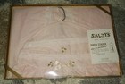 Vintage Salty   s Pink W  White Lace Hanging Diaper Stacker In Original Box   Usa