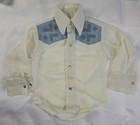 Billy The Kid Boy s 3t Denim Jean Western Set 2 Long Sleeve 1 Vest 1 Jean Beaded