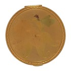 Vintage Elgin American Powder Compact Retro Etch Buttonfly   Flowers Made In Usa