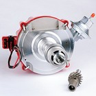 Ignition Hei Red Cap Distributor With 65k Volt Coil Sbf Ford Small Block 221