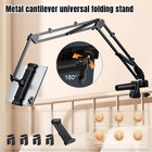 Tablet Phone Holder For Bed Adjustable Long Arm Bed Stand Mount 360   Rotation