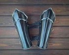Medieval Greaves Armor Sca Leg Greaves Larp Reenactment Cosplay 18 Ga