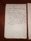 Antique Lot 3 Of 1855 Letters documents On Blue Laid Paper