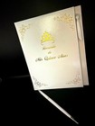 Mis Quince A  os Quinceanera Guest Book With Gold Design Decoration