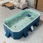 Outdoor Swimming Pool Hard Plastic Shell Kid Pool For Backyard Dog Pools  113  X