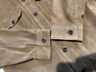 Vintage Gap Suede Leather Shirt Jacket Button Up Men s Medium 2002