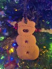 Primitive Gingerbread Snowman Cookie Ornament Christmas Rustic Cottagecore 5 