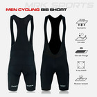 Mens Cycling Bib Shorts Gel Padded With Pockets Road Bike Mtb Bicycle Tights