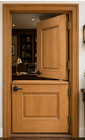 Solid Oak Lumber Square Top Door Solid Wood Storybook Dutch Door Glass