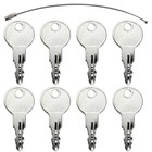 8 Pack Generac Replacement Keys - Fits 0g6624 Models  Durable Metal Construction