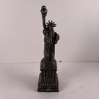 Vintage Cast Metal Brass Color Statue Of Liberty Figurine Souvenir 9 5    America