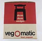 Veg-o-matic Food Preparer Popeil Brothers Vintage 1969 Original Box    Documents