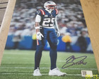 Marcus Jones Autograph Signed 8x10 Photo Coa New England Patriots