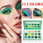 Green Eyeshadow Palette eye Shadow Plattet 15 Colors Professional Makeup Palette