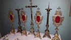 Lot Of 4 Baroque Brass Reliquaries