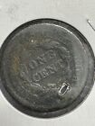 1851 Large Cent  Holed  99c Shipping  Braided Hair Type