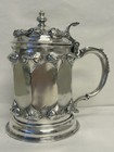 Antique Russian Silver 84 Enamel Tankard By Joseph Nordberg  Circa 1860