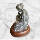 1983 Kenneth Wyatt    the Bible And The Butter    Pewter Sculpture  172 500 On Wood 