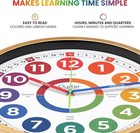 Kids Clock  Silent 14  Analog Learning Wall Clocks  Awardwinning Telling Time   