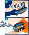 Brio 33971 Smart Tech Sound Record   Play Engine - Interactive Wooden Toy Train