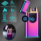 Dual Arc Electric Plasma Cigarette Lighter Rechargeable Usb Flameless Windproof