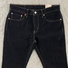 Levi   s 511 Skinny Fit Men Jeans 32x30 Cotton Blend Stretch Black Denim Taper Nwt