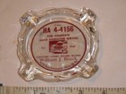  William J  Bruck Auto Radiator Service Beechwood St  Phila  Pa  Glass Ashtray