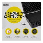 Koah Weatherproof Hard Case Customizable Foam 18 X 14 X 7 In