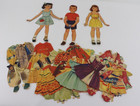 Vintage 3 Paper Dolls 2 Girls 1 Boy With 30  Outfits 1950 s