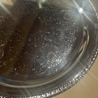 Vintage Irvinware Round Serving Tray Silver Plate Made In Usa