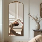 Filigree Floor Mirror 71 x30  Full Length Freestanding With Vintage Ornate Ca   