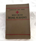 1942 American Red Cross Home Nursing Vintage Paperback Wwii Era Book