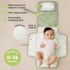 Portable Diaper Changing Pad Wipeable Baby Changing Mat Acacia Waterproof Large