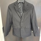 Chaps Boys Black Blazer Suit Jacket Youth     Size 12r