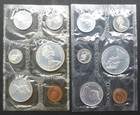 2 1965 Canada Silver Proof Like Mint Sets  12 Pl Canadian Coins  2 2oz Asw Total