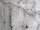 Large Map Pacific Coast South America Mexico - Original Engraving Bellin - 1750