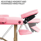 2-folding Massage Table 84  Portable Facial Spa Bed For Tattoo Salon Beauty Pink