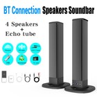 2pcs Surround Bluetooth Soundbar Tv Home Theater Subwoofer Speaker Sound System
