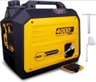 4000 Watt Portable Inverter Generator  Gas Powered Generator Quiet For Home  Rv-